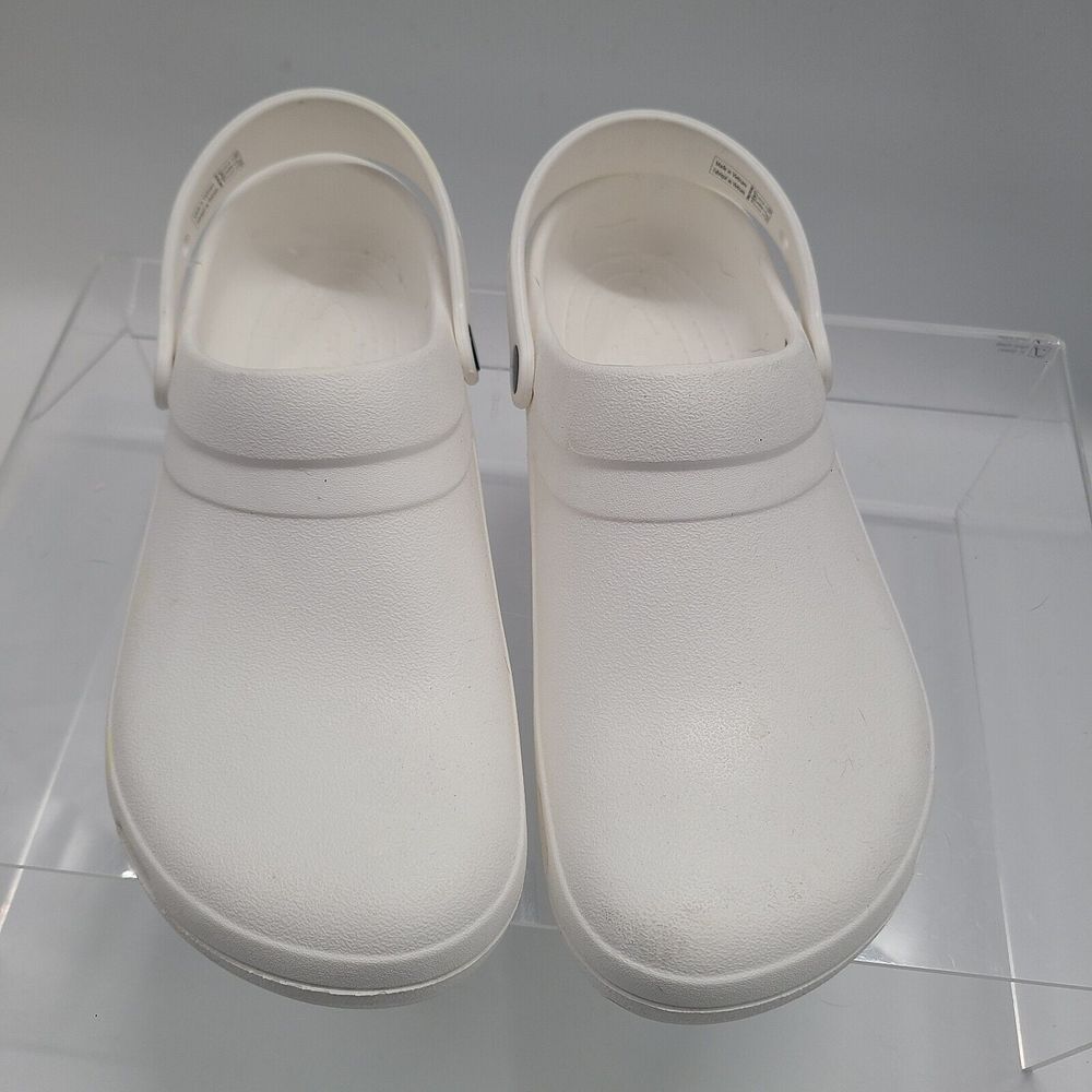 Crocs SpecialistII 204590-100 White Professional Slip on Comfort  Womens Sz 11